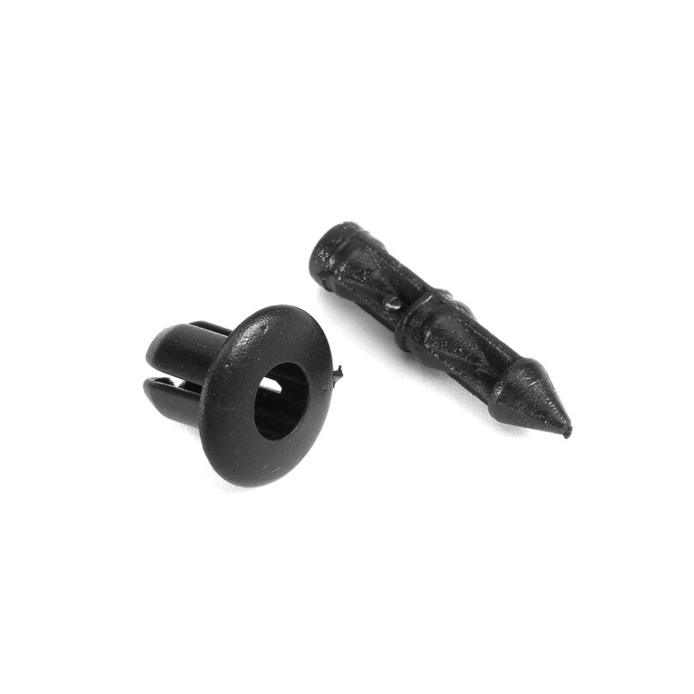 CAr Styling 100pcs 6mm Plastic Rivet Motorcycle Fairing TRIM Clips For BL
