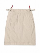 Vintage Prada Rock Beige Damen Midi Rock Util...