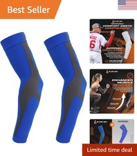 Medical Grade 20-30mmHg Compression Arm Sleeves - Ideal for Athletes Laborers