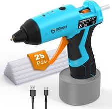 Cordless Hot Glue Gun, GoGonova 15s Fast Preheating 5Ah Built-in Battery Hot