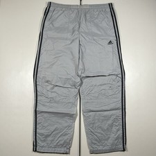 Vintage y2k Adidas 3 Stripe Track Pant Sweatpants Men's Size Large Streetwear