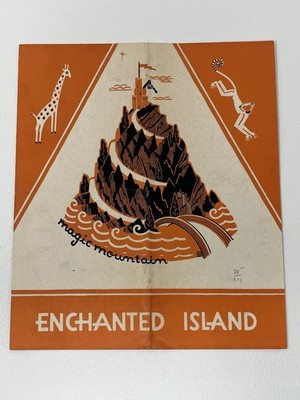 Magic Mountain on Enchanted Isle World's Fair Chicago 1933 Pamphlet Vintage