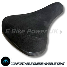 Bicycle Saddle Seat Suede Wheelie Seat Bike MTB BMX Life Ebike Strong Durable