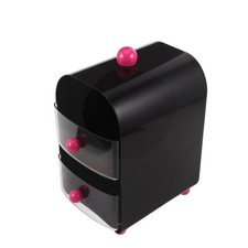 Plastic Desktop Drawer Organizer Arched Storage Box For Makeup Vanity Nail