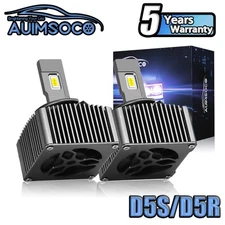 2X D5S D5R LED Headlight Bulb Replace HID Xenon Super White 6000K Conversion Kit