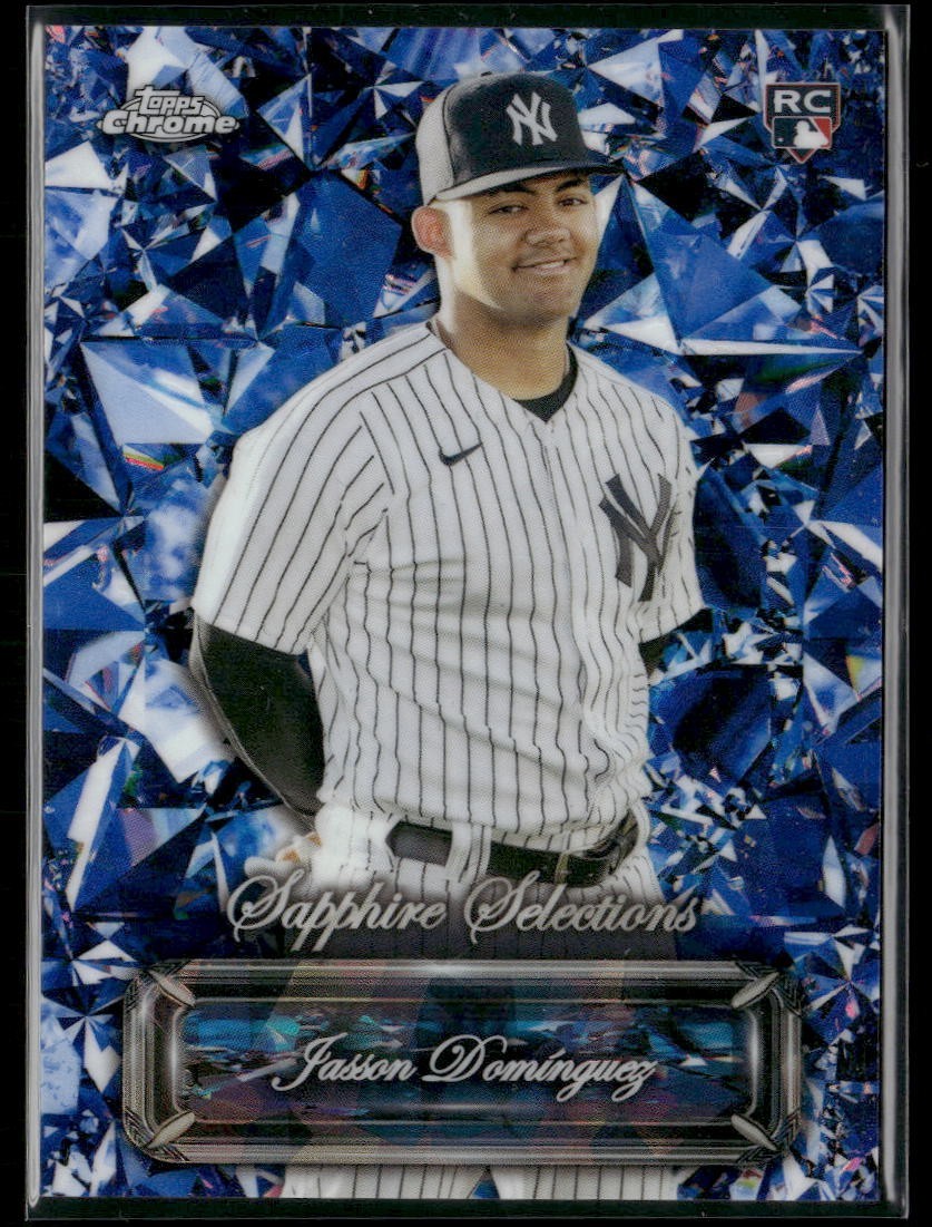 Jasson Dominguez 2024 Topps Chrome Sapphire Selections RC SP #SS-1 Yankees