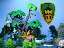 Playmobil 3666 Castle Parts DRAWBRIDGE HERALD TOWER Shield Kings Knights Vintage