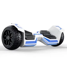 8.5 In All Terrain Self Balancing Scooter with Bluetooth Speakers & LED Lights