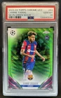 2023-24 Topps Chrome UEFA Lamine Yamal RC Neon Green Wave Refractor #/399 PSA 10