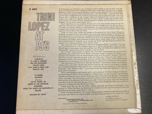 Trini Lopez - AT PJ's - Picture 2 of 2