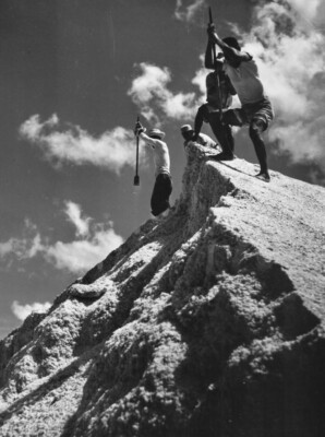 Salt Breakers, Araya, Collectable BW Photograph