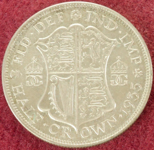 British George V Half-Crown Coins (1910-1936)