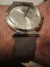 VINTAGE BUM EQUIPMENT WATCH - STAINLESS STEEL - BBA-13