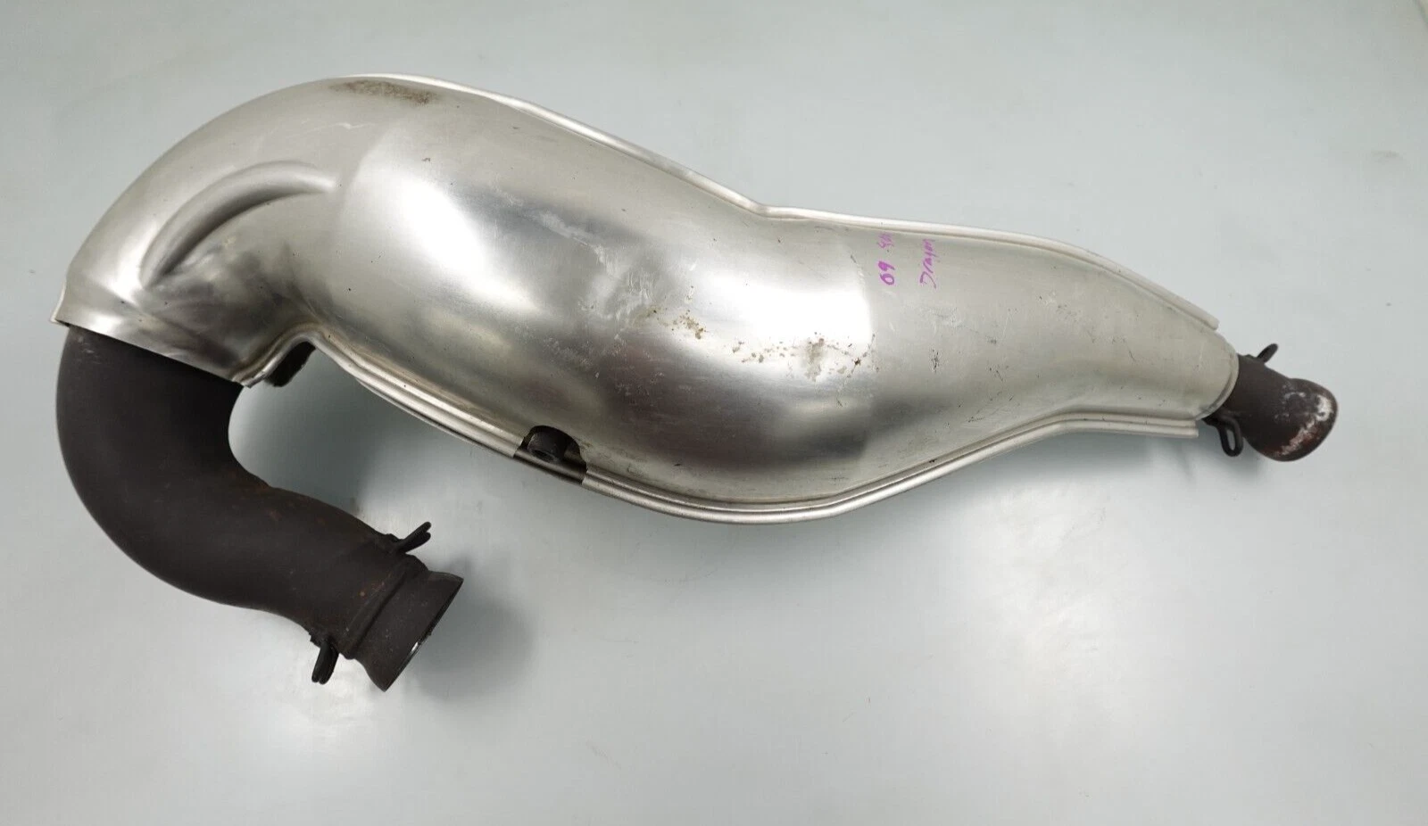 2008-2009 Polaris Assault RMK 800 OEM Exhaust Expansion Chamber Pipe 1261769
