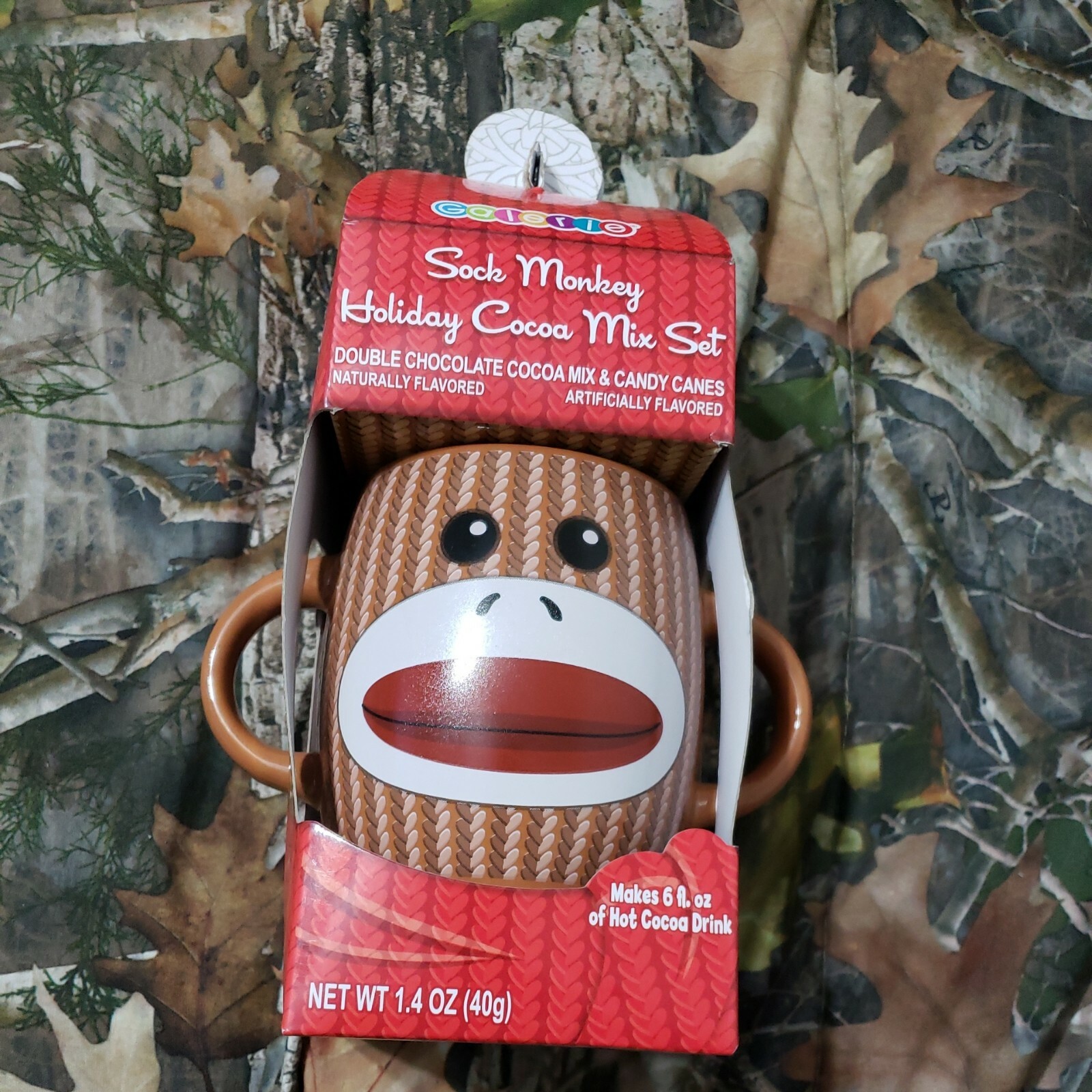SAOLA Sock Monkey 2 Manico Tazza Doppio Cioccolato Vacanze Cacao Mix Set ~SOLO TAZZA