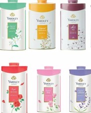 YARDLEY LONDON Perfumed Talc Powder for Women, 7 Variants, 250g