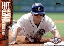2015 Topps Opening Day Hit The Dirt Ian Kinsler Detroit Tigers #HTD-06 MLB