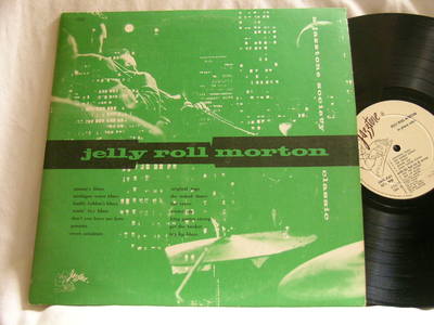 JELLY ROLL MORTON Henry Red Allen Zutty Singleton Albert Nicholas Jazztone LP 