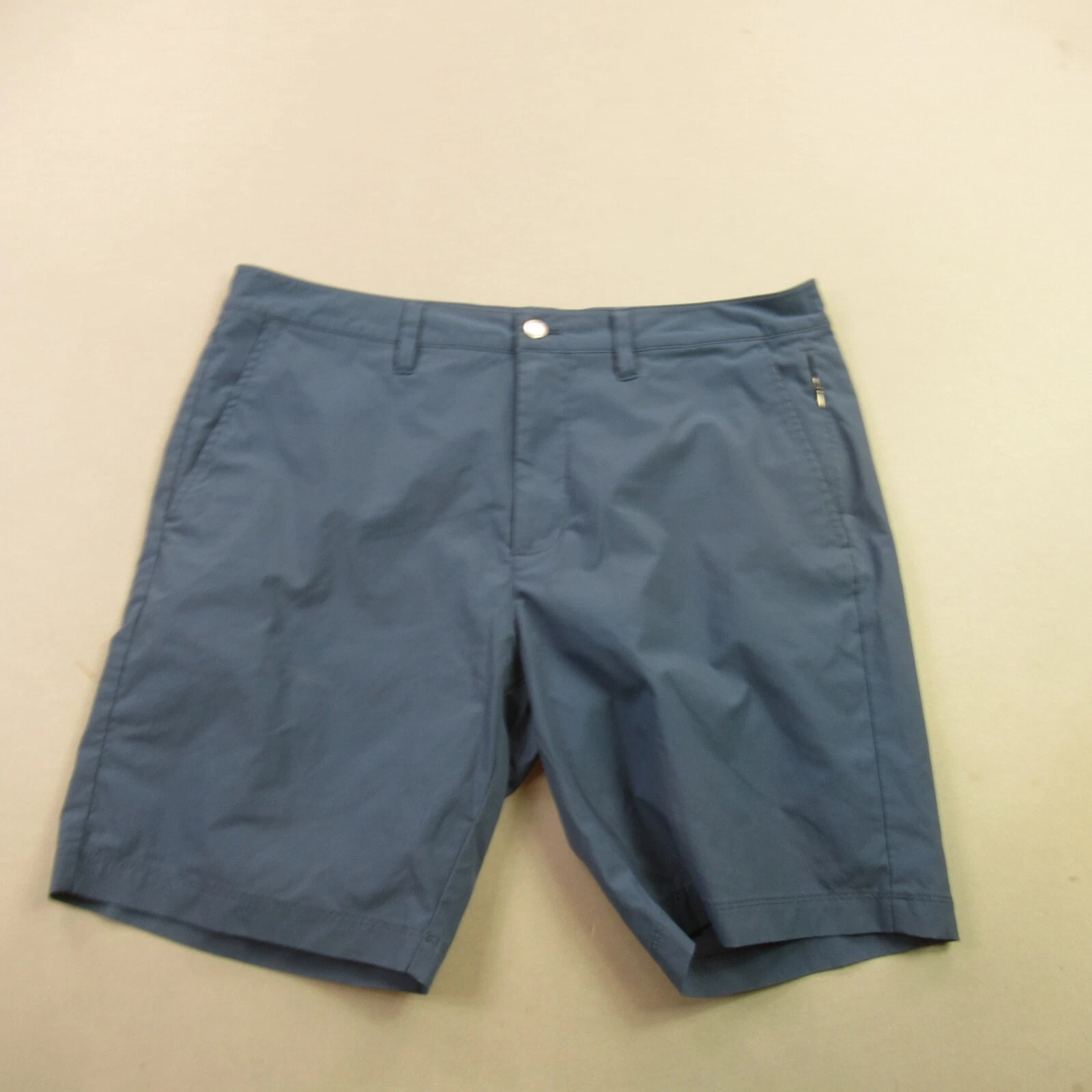 Untuckit Shorts Mens 36 Pockets Chino Regular Fit Outdoors Casual Blue