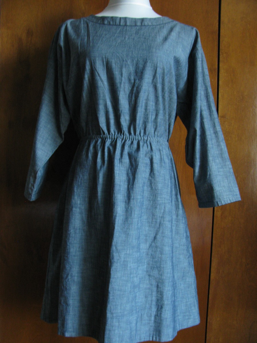 Gap women's gray cotton long sleeves dress New | eBay