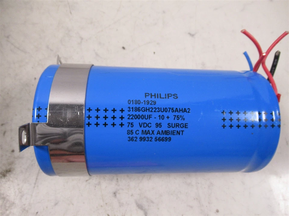 Condensador Philips 0180-1929 3186GH223U075AHA2 para Agilent CE G1600AX Foto 3 de 4