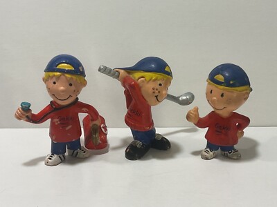 Werbefigur 3 x Figur Bully Gekki Werbefigur Daumen hoch; Arzt, Golfer GEK