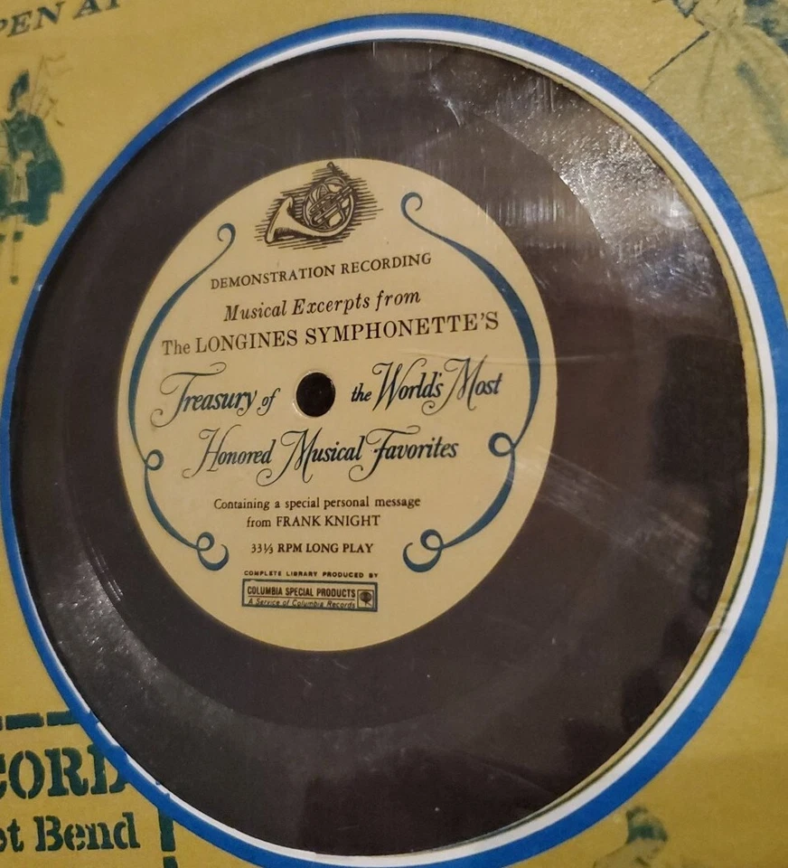 Musical Excerpts Of Longines Symphonette's Demonstration Flexi-Disc New Sealed - Image 3 of 3