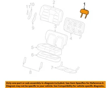 FORD OEM 06-08 Explorer Sport Trac Rear Seat Components-Headrest 6L2Z78611A08FAB