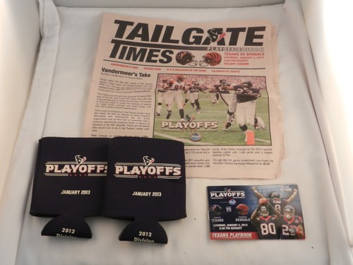 2013 HOUSTON TEXANS OFFICIAL PLAYOFF PACKAGE - LOADED "NEW" SGA JANUARY 5 - 第 5/9 張圖片