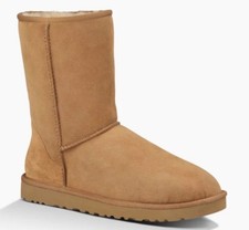 New Ugg Men's Classic Short Sheepskin Boots Chestnut Brown Snow Winter Boot UK 7