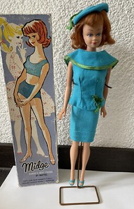 RARE TENUE POUPÉE mannequin ancienne Barbie de Mattel 1959 EUR 300,00