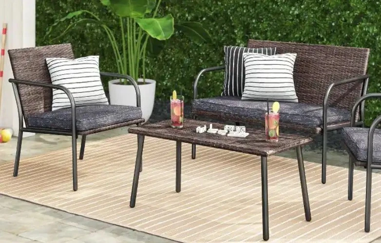 Target patio cheap conversation sets