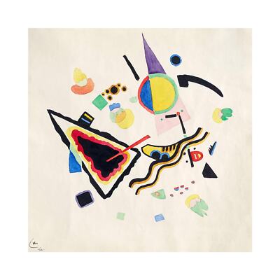 Wassily Kandinsky, Ohne Titel (Untitled), 1921, Lustre Canvas Print, 24'' x 24''