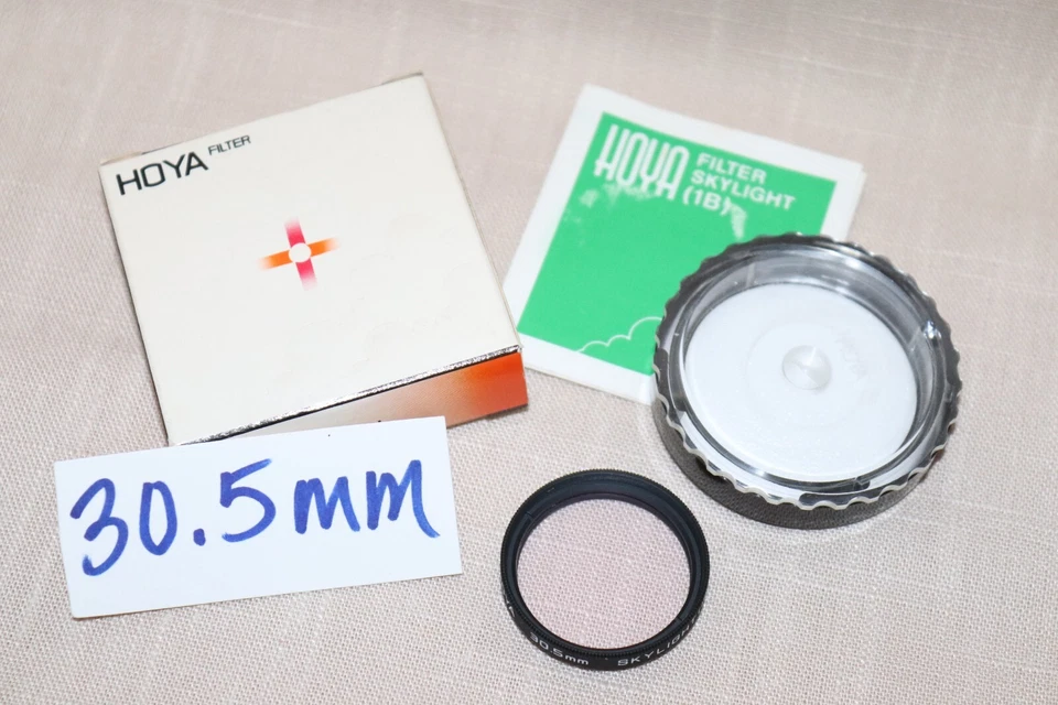 NEW Vtg HOYA 30.5mm SKY 1B FILTER Japan 30.5mm Skylight 1B Filter-Mint No Flaws - Image 3 of 4