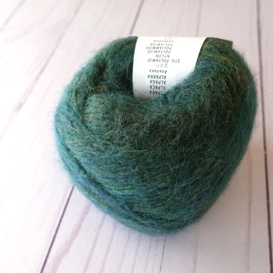 Lang Carina ~ Lot of 6 ~ #18 Teal ~ Alpaca ~ Gradient ~ Super Soft ~ Luxe - Image 3 of 4