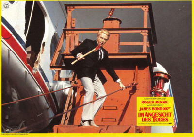 James Bond 007 - Im Angesicht des Todes ORIGINAL Aushangfoto Roger Moore