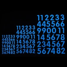 Luminous Digit DIY Glow In The Dark Letter Number Stickers Alphabet Scrapbooking