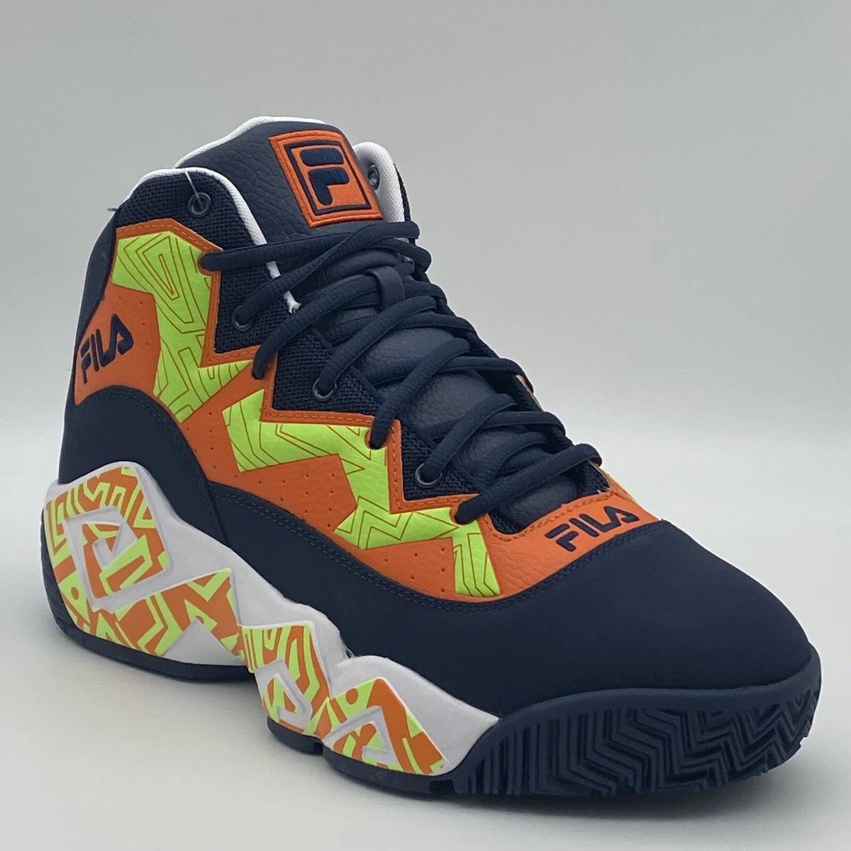  Fila Zapatillas Mb para hombre, Blanco/Azul marino/Rojo : Ropa,  Zapatos y Joyería