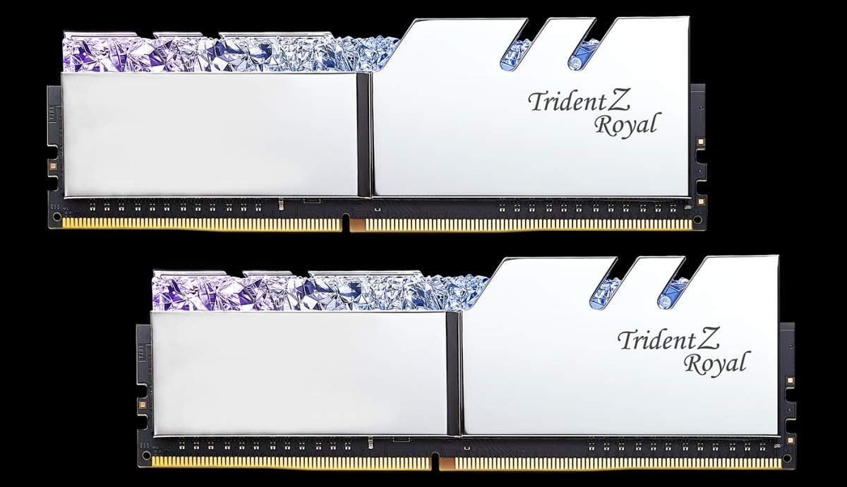 NEW 32GB 2x16GB Trident Z ROYAL G.SKILL DDR4-3600 F4