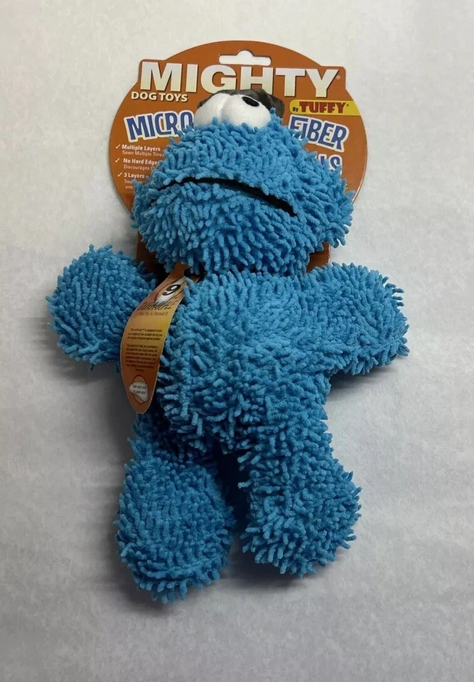 Tuffy Mighty Micro Fibra Bola Monstruo Perro Chirrido Juguete Duradero Flotadores M-L 🐶 Foto 3 de 4