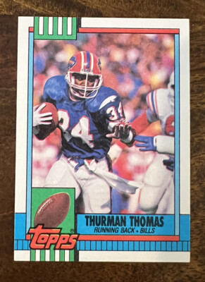 1990 Topps 206 Thurman Thomas Buffalo Bills Football Card | eBay