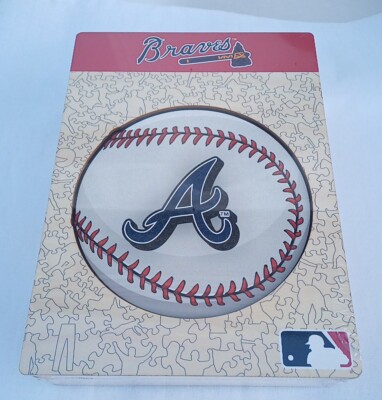 Atlanta Braves Iconic Wooden Puzzle 500pcs 19.7 X 19.7inches-Brand New-US Seller