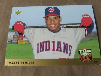 Manny Ramirez Rookie card Upper Deck card # 433 GOLD HOLOGRAM