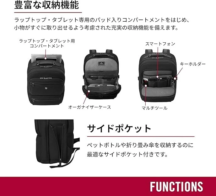 Mochila de Negocios Oficial Victorinox Funciona Profesional Cordura Deluxe 611475 Foto 4 de 4