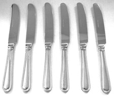 GRUNWERG BEAD DESIGN SET OF 6 DESSERT KNIVES STAINLESS STEEL