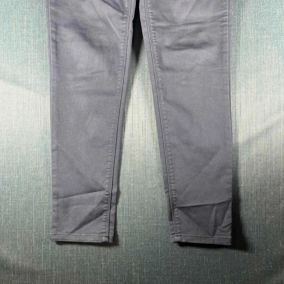 Pantalones para mujer Democracy Ab Technology 2 algodón elástico gris pierna ajustada cremallera mosca Foto 3 de 4