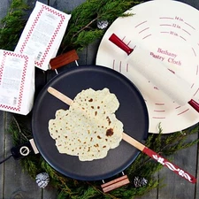 Bethany Housewares Silverstone Lefse Griddle + Starter Kit