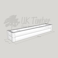 Brown Loglap Garden Planter / Raised Bed 2600 X 500 Mm / Various Heights Brown Loglap Garden Planter / Raised Bed 2600 X 500 Mm / Various Heights