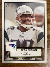 2004 Topps Heritage #262 Troy Brown New England Patriots
