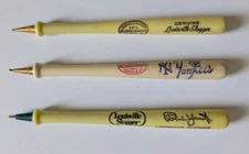 Three Vintage Louisville Slugger Plastic Mini Bats NY Yankees, Robin Yaunt